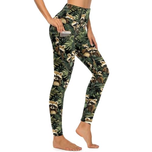 Pantalon de yoga contrôle du ventre avec poches pratiques