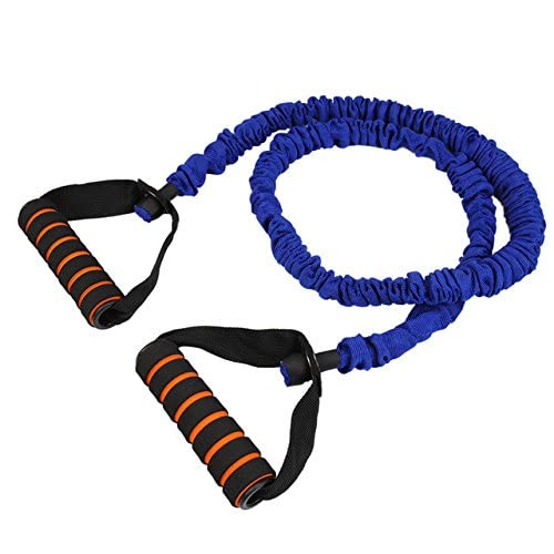 WorldCare® BlueFortalecer 45-55 LBs equipamento de Fitness Corda De Borracha De Látex Faixas da Resistência do Estiramento Cabo Workout Yoga Muscle Exercise Rope