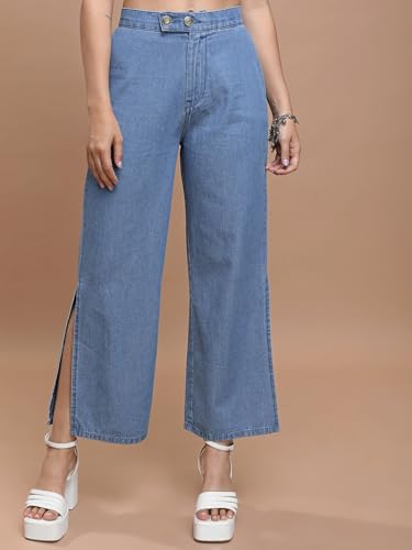 Image of Tokyo Talkies Women High Waist Straight Fit Jeans