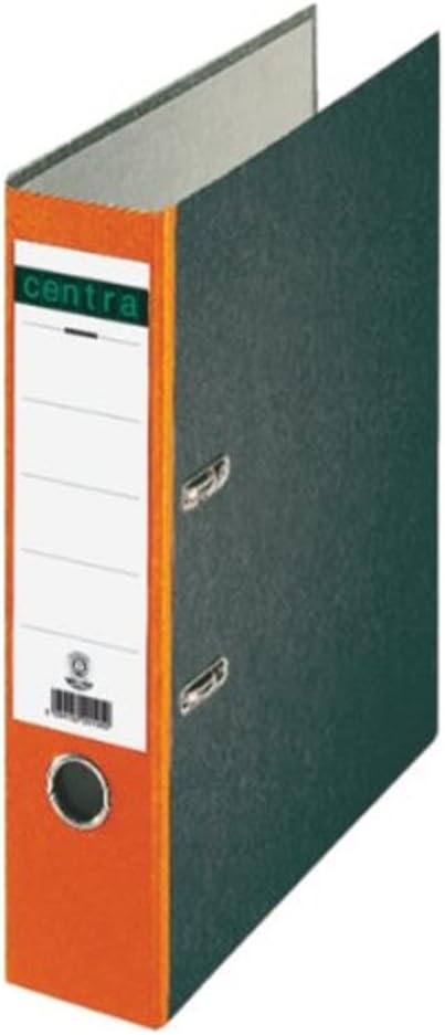 Centra 221123 Standard Folder with Coloured Spine with Slots A4 Narrow Red