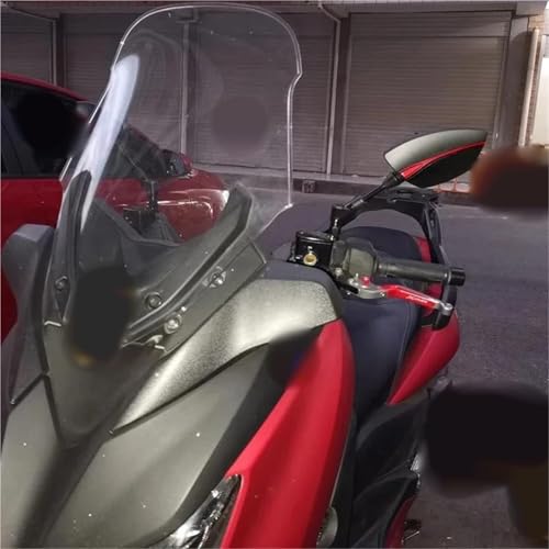 Espejos retrovisores de motocicleta para Aprilia Shiver 750 900 GT ajustables plata 5