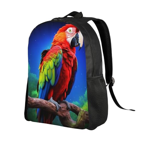 Parrot Cute Backpack Waterproof Lightweight Laptop Backpack Shoulder Bag Casual Daypack For Women Men2
