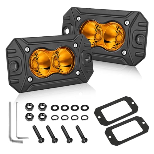 Lámparas LED Ámbar Flush Mount 40W CREE para Vehículos miniatura 1