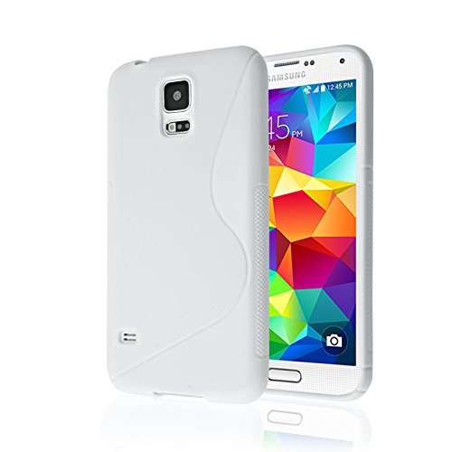 Galaxy S5 Case, [Rubber] Galaxy S5 Case, by Cable and Case(TM) - Transparent