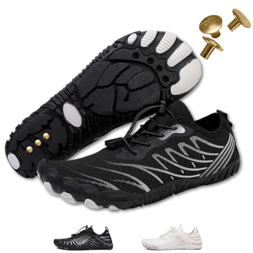 Image of Barefoot Shoes for Women & Men, Grounded Walking Hiking Barefoot Shoes, Wide Toe Box Non-Slip Water Athletic Footwear, Comfortable Vitality Barefoot Footwear, Trail Running Sneakers Unisex