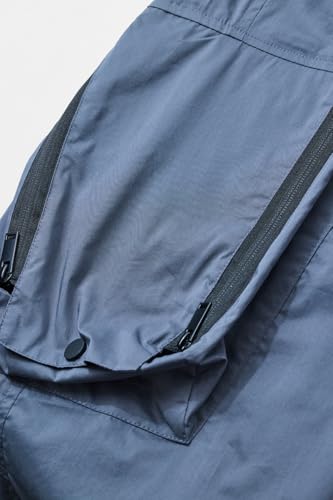 Image of SNITCH Men Cargo Pants | Relaxed Fit with Elastic Waistband & Drawstring | Durable Cotton Polyester Blend & Utility Pockets for Casual & Streetwear Styling