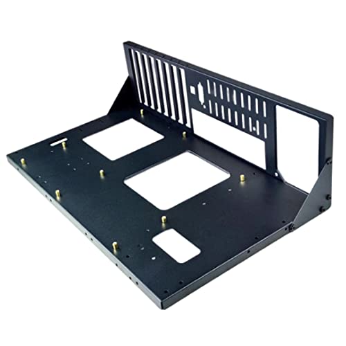 Caja de computadora para minería con chasis abierto y bastidor de tarjetas gráficas