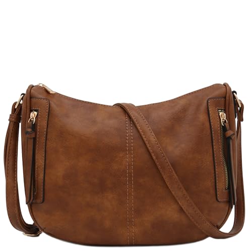 FashionPuzzle Two-Zipper Saddle Bag