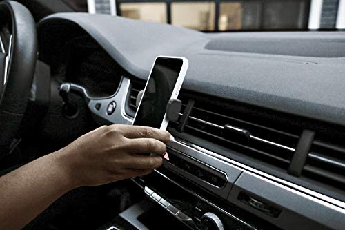 Tech Candy PDA Dash Accessory Phone Cradle Phone Mount for Car - Dark Slate/Platinum/Logo