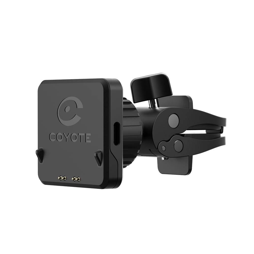 Coyote - Support aimanté chargeant pour Grille d'aération - Compatible Max - pour Fixer et Charger Votre Max