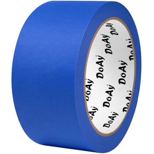 Image of Blue Painters Tape - Masking Tape 2 Inch Wide (1.88 inch x 90FT) - Multi-Surface, Smart Adhesion, Indoor & Outdoor - 1 Roll Paint Tape for DIY, Labeling, Art, Car (#3910)