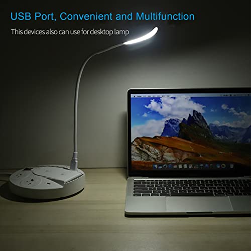 Power Strip Surge Protector, 20W Usb C Pd Power Strips With Wireless Charger Tower, 1 Usb C/2 Usb A Ports/4 Ac Outlets Plug, Multi Plug Outlet Charging Station For Home Office Dorm #TOP3