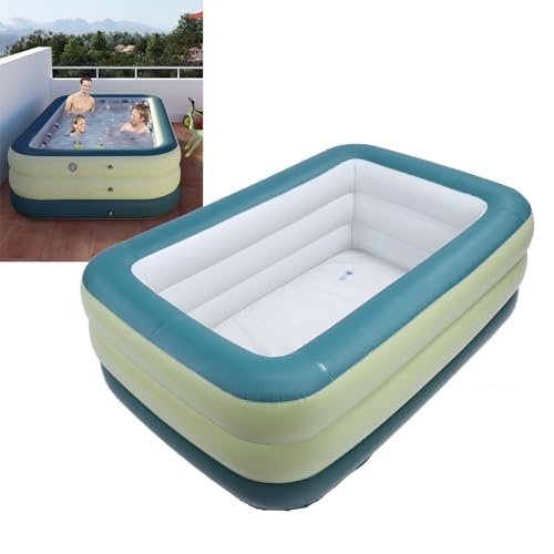 Leftwei Piscina Gonfiabile per Bambini e Adulti, Piscina Gonfiabile Fuori Terra Pieghevole a 3 Strati Addensata in PVC Grande capacità per Bambini Acqua Party Cortile Giardino Prato (1238L)