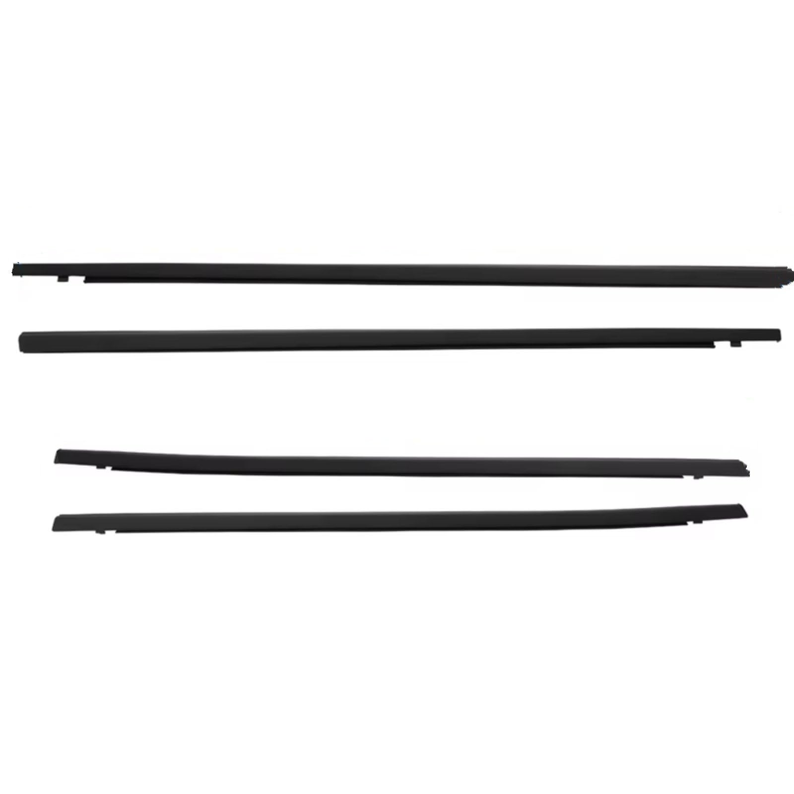 Iukmrt 2016-2019 For Civic 2006-2019 Outer Window Sealed Rubber Car Glass Weatherstrip Seal Belt Trim Sealing Strips Car Door Seal Protector(2016-2019)