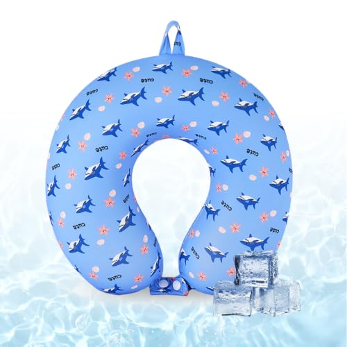 Image of Cooling Travel Pillows, Cool To Touch Neck Pillow for Teens and Adults