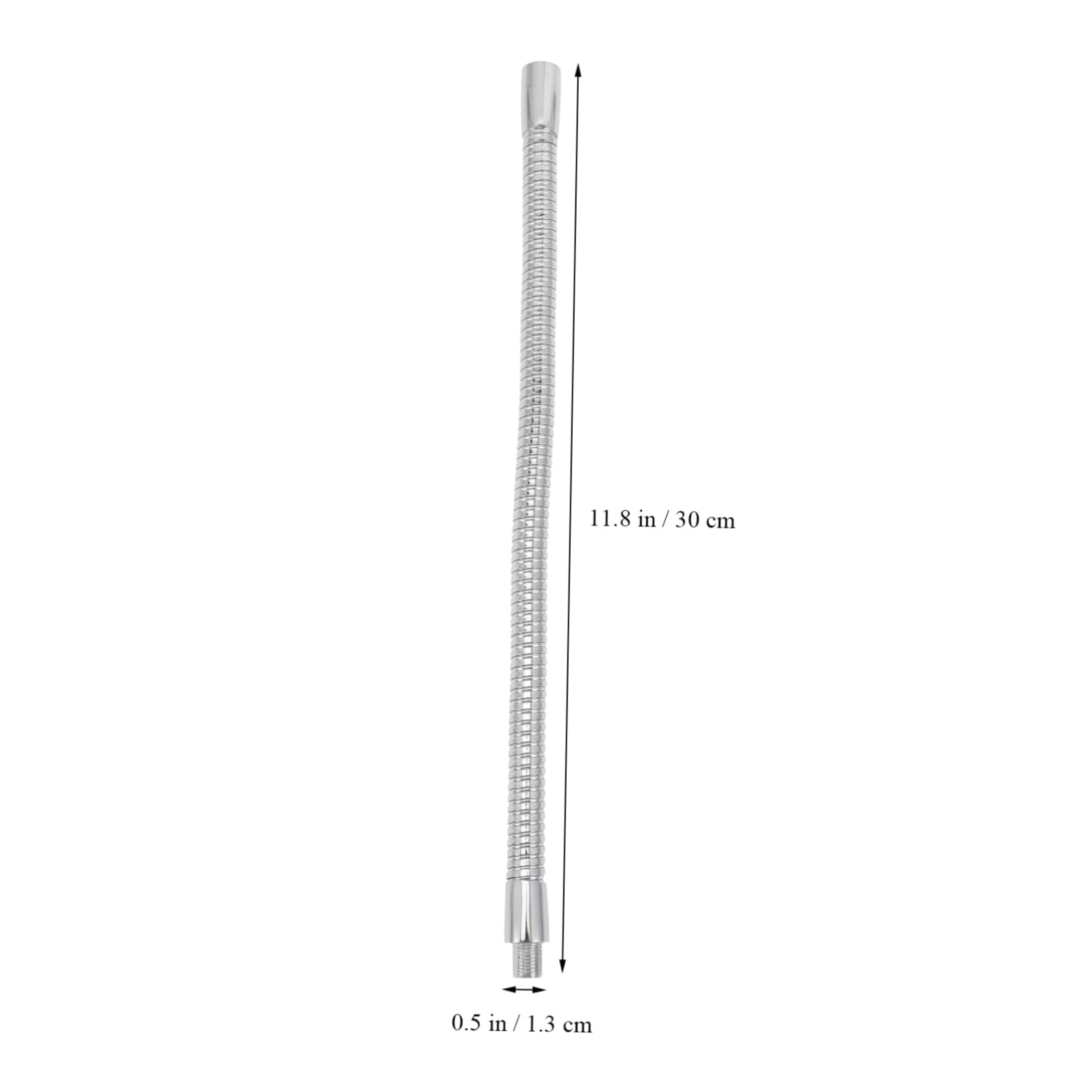 Unomor 2Pcs Flexible Gooseneck Arm Light Accessories Iron Tube for DIY Lighting Compact Design for Easy Carrying and Use Replacement for Broken Light Stand