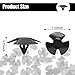 20Pcs Hood Insulation Retainers Push-Type Retainer Clips - Replacement for Chrysler Jeep Dodge Ram Cherokee Grand Cherokee - OEM 4878883AA LH LHS Nylon Clip Fasteners Push Pin Screws