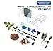 Desktop Betta Small Aquarium Glass Fish Tank 1.25 Gallons Complete Set, Self Cleaning Filter System Bright LED Light Gravel Plant Cleaning Tool, Starter Kit Small Space Easy Setup Space-Saving Design