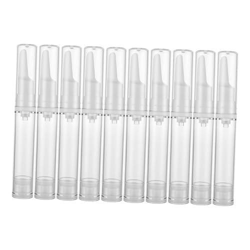 Happyyami 10Piezas Vacío para Cosméticos Dispensadores de Loción y Suero para Viaje y Almacenamiento Seguro Derrames y Filtraciones