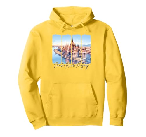 Danube River Hungary Traveling Trip Danube River Vacation Pullover Hoodie