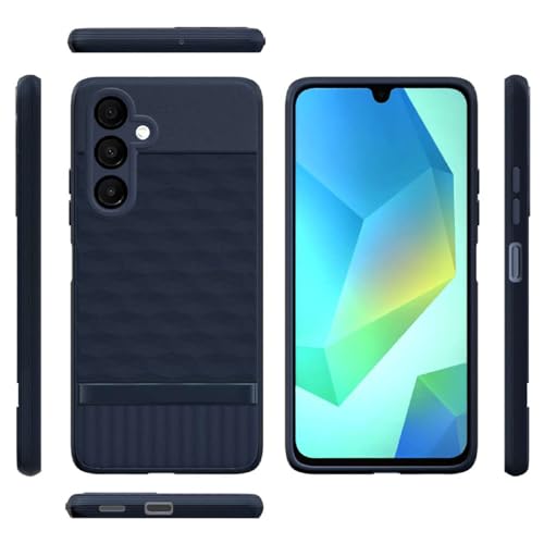Image of Shockproof Case for Samsung Galaxy A16 4G / A16 5G | Full Camera Protection | TPU Flexible Back Cover for Samsung Galaxy A16 4G / A16 5G (Steel Blue)