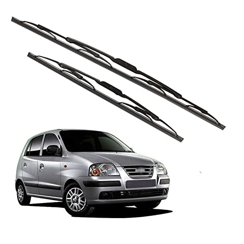 Image of Kylo Windshield Wiper for SANTRO XING /Conventional and Traditional Metal Type Windshield Water Repellency Scratch Proof Wiper Blades Suitable for SANTRO XING (Driver Side -20 inch, Passenger Side -17 inch)