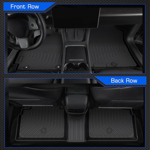 Tapis de sol Toyota Highlander étanche et antidérapant première rangée - 7