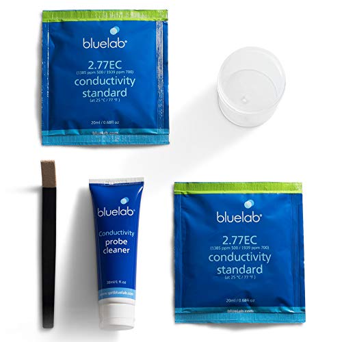 Bluelab CAREKITCON Conductivity Probe Care Kit with EC Conductivity Solution and Probe Cleaner, used for TDS (PPM) Pen, Meter, Monitor, Controller and Tools for Hydroponic System and Indoor Plant Grow