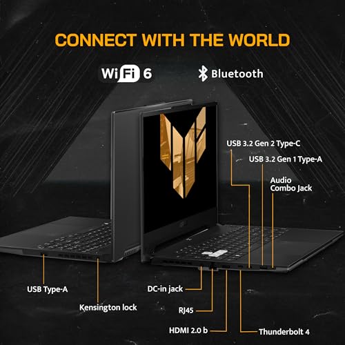 Asus 2022 TUF Dash 15.6 '144Hz Gaming Laptop, Intel 12th Core i7-12650H, 32GB DDR5 RAM, 2TB PCIe SSD, grafica NVIDIA GeForce RTX 3070 8GB, tastiera retroilluminata, Win 11 Pro, nero, scheda USB, | - Notebook - Immagine 8