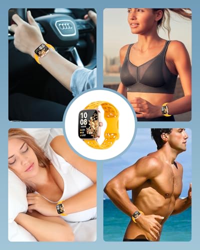 Correa deportiva de silicona para smartwatch AEAC 1.85" miniatura 6