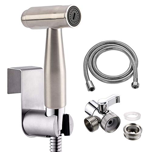 Handgehaltene Toilette Bidet Sprühkopf, mit Qualität Messing Umsteller für Küche Waschbecken oder Bad M22 X M24, Wasserhahn 2-Wege-Umsteller oder Küche/Becken/Wasserhahn