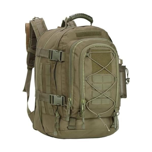 Expandable 40-64L Military Tactical Backpack 3 Day Bag Hiking Gym Sport Camping