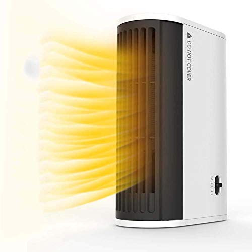 Instant Comfort Heizlüfter Ventilator, 500W Elektro-Heizung mit automatischer Oszillation mit Überhitzungsschutz Raumheizkörper für Büro