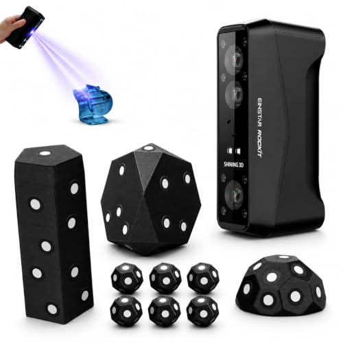 EINSTAR Rockit 3D Scanner with UMAX Accessories, Wireless Handheld 3D Scanner, Hybrid Blue Laser...