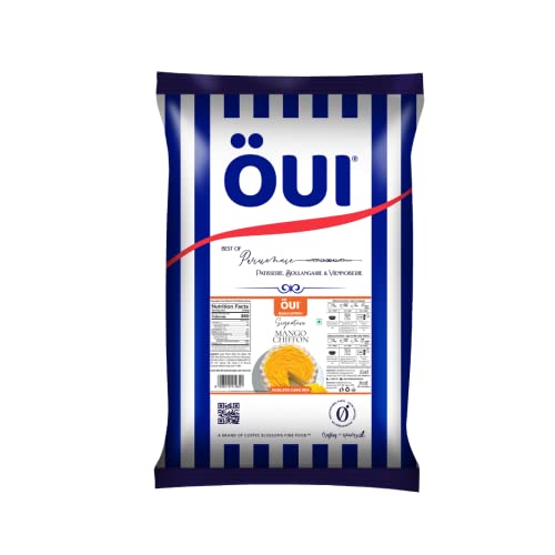 Image of OUI Signature Mango Chiffon Cake Mix I Veg Cake recipe I For Professional Bakers | 5kg