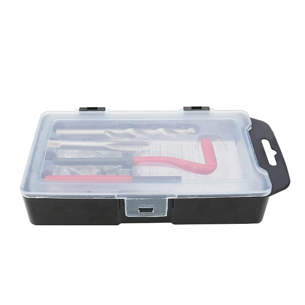 15 pezzi M10 x 1,25 Kit di riparazione filo, set di riparazione elicoidale per auto, set di attrezzi manuali compatibili