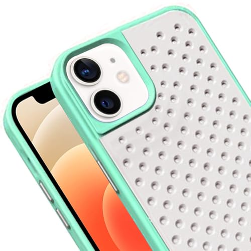 Image of amazon basics Basic Case for Apple iPhone 12 (Silicone Green)