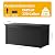 TARKARI 320 Gallon Lockable Resin Deck Box, Waterproof & UV-Resistant Outdoor Storage Box for Outdoor Cushion Storage, Garden Tools & Pool Accessories Storage, Black