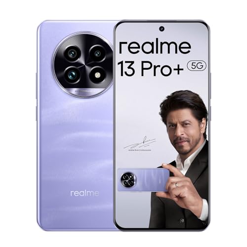 Image of realme 13 Pro+ 5G Smartphone 12+512GB Purple,6.67inch Screen,120HZ Curved Vision Display,80W SUPERVOOC Charge,82MP Camera,Qualcomm Snapdragon 7s Gen2,IP65