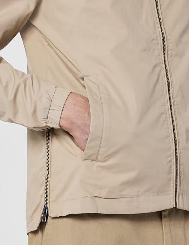 Image of Qube By Fort Collins Men's Cotton Hooded Jacket - Lightweight Full Zip Casual Jacket for Men | Solid Cotton Windcheater-Style Hooded Jacket for Spring, Monsoon & Everyday Wear