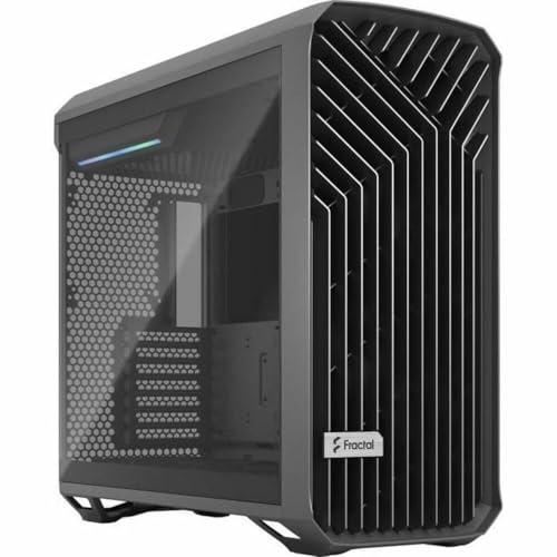 Fractal Design Torrent Gray E,ATX Tempered Glass Window High,Airflow Mid Tower Computer Case