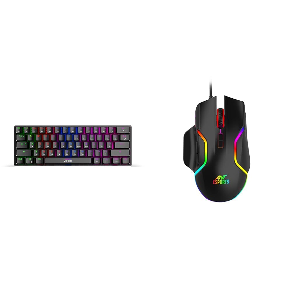 Ant Esports MK1300 Mini Wired Mechanical Gaming Keyboard with 60% Compact Form Factor - Outemu Red S (B0BQ1XVNZX) Amazon Price History, Amazon Price Tracker