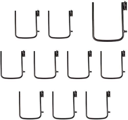 Miniatura 8 de DC Cargo Mall Paquete de 4 accesorios de amarre para colgar en U de 9 pulgadas para remolques cerradoscaravanas para escaleras, vigas, barras,