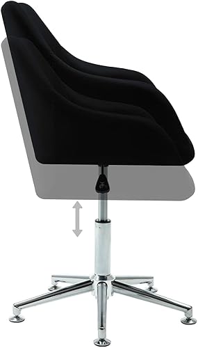 Miniatura 5 de Silla de comedor giratoria, silla giratoria de oficina, silla de escritorio ergonómica, silla de computadora, silla giratoria moderna de altura