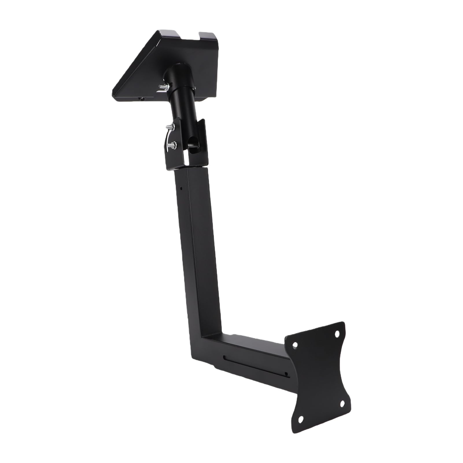 Yctze Supporto da Parete Satellitare, Staffa Telescopica Orientabile, 4 | Struttura in Metallo, per Esterno, Kit Supporto Antenna e Accesso Cavi Nascosto