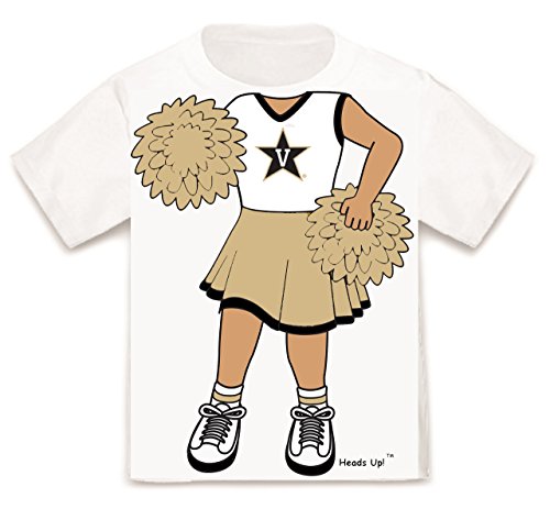 Vanderbilt Commodores Heads Up! Cheerleader Baby/Toddler T-Shirt (3T)