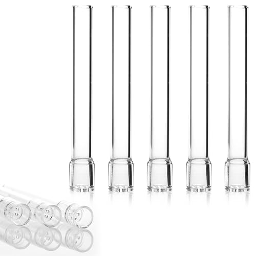 5 Pcs Glass Tube Stem (110mm Straight),Steam Chemistry Air Drying Tube for Standard Laboratory Setups and Chemistry and DIY projects