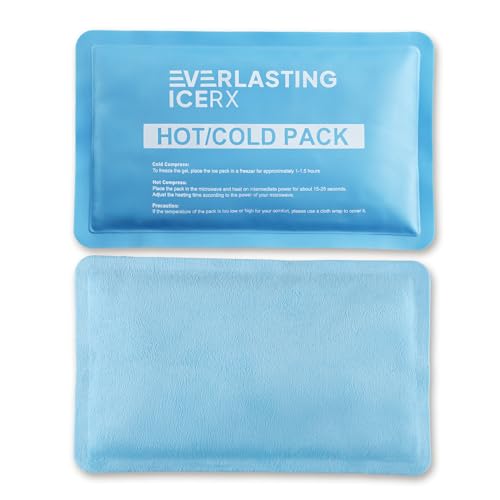 Reusable Hot and Cold Gel Soft Ice Packs (2 Pack) Large Gel Ice Pack Therapy Solution for Injuries, Cold Packs for Pain Relief | Ice Packs for Injuries Reusable | 10 in Long 5.5 in Wide