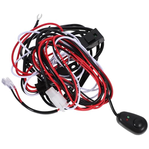 Kit faisceau de câblage LED haute luminosité double sortie pour contrôle feux de travail