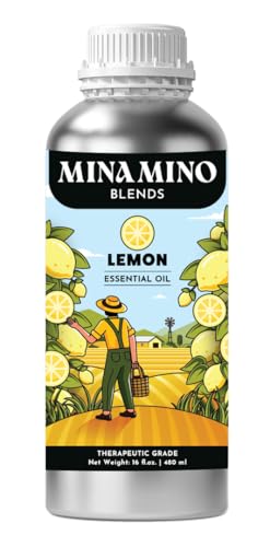 Lemon Essential Oil 16 fl oz in Aluminum Bottle